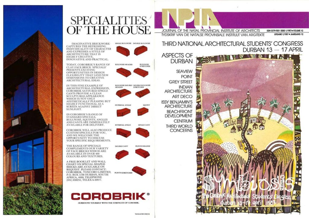 Third National Architectural Students' Congress Durban 13-17 April, Aspects of Durban