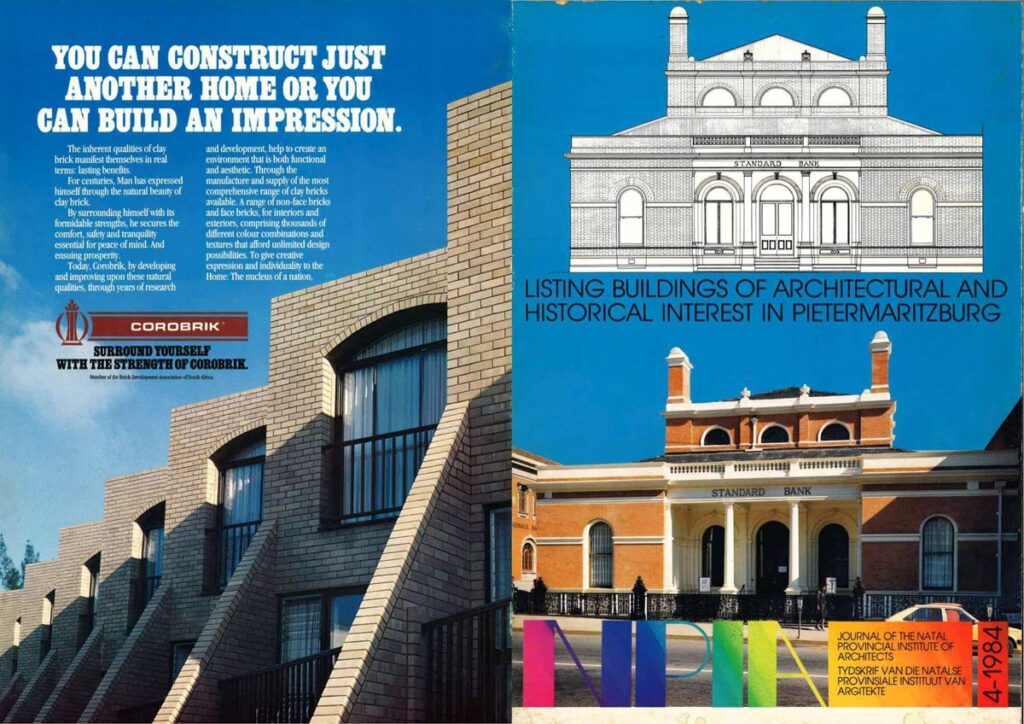 Listing Buildings of Architectural and Historical Interest in Pietermaritzburg